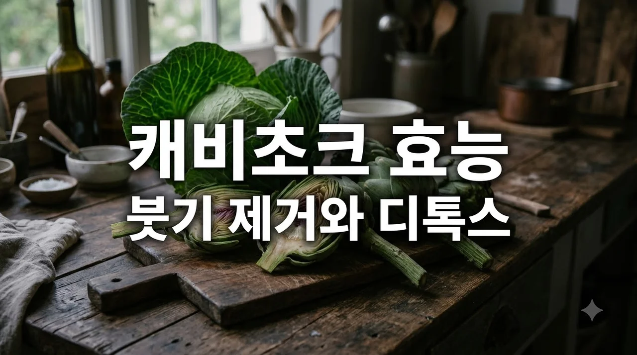 캐비초크 효능과 부작용, 아침 붓기 빼는 먹는 법 총정리 (2026 최신)