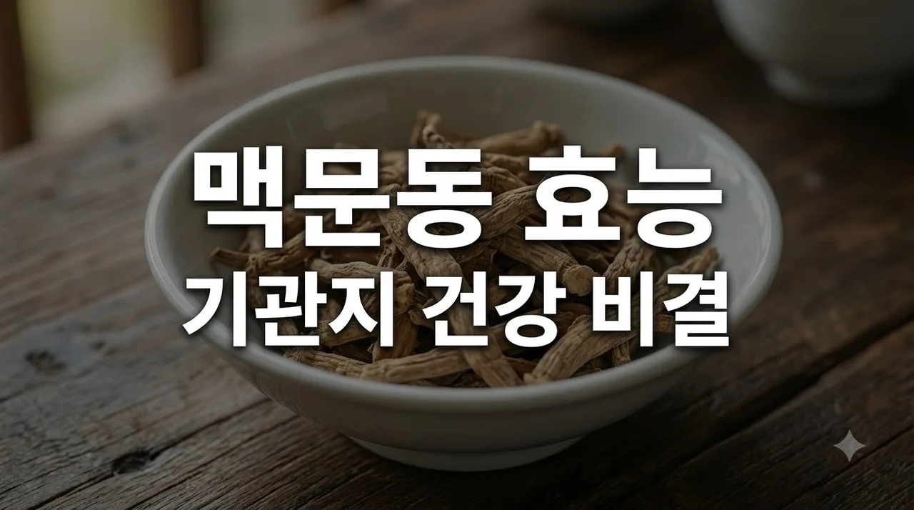 맥문동 효능 5가지와 부작용, 기관지에 좋은 차 끓이는 법 정리