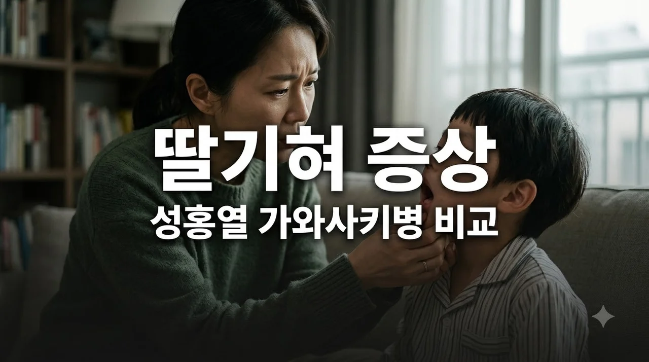 딸기혀 증상 원인 3가지 성홍열 가와사키병 치료 및 완치 기간 총정리