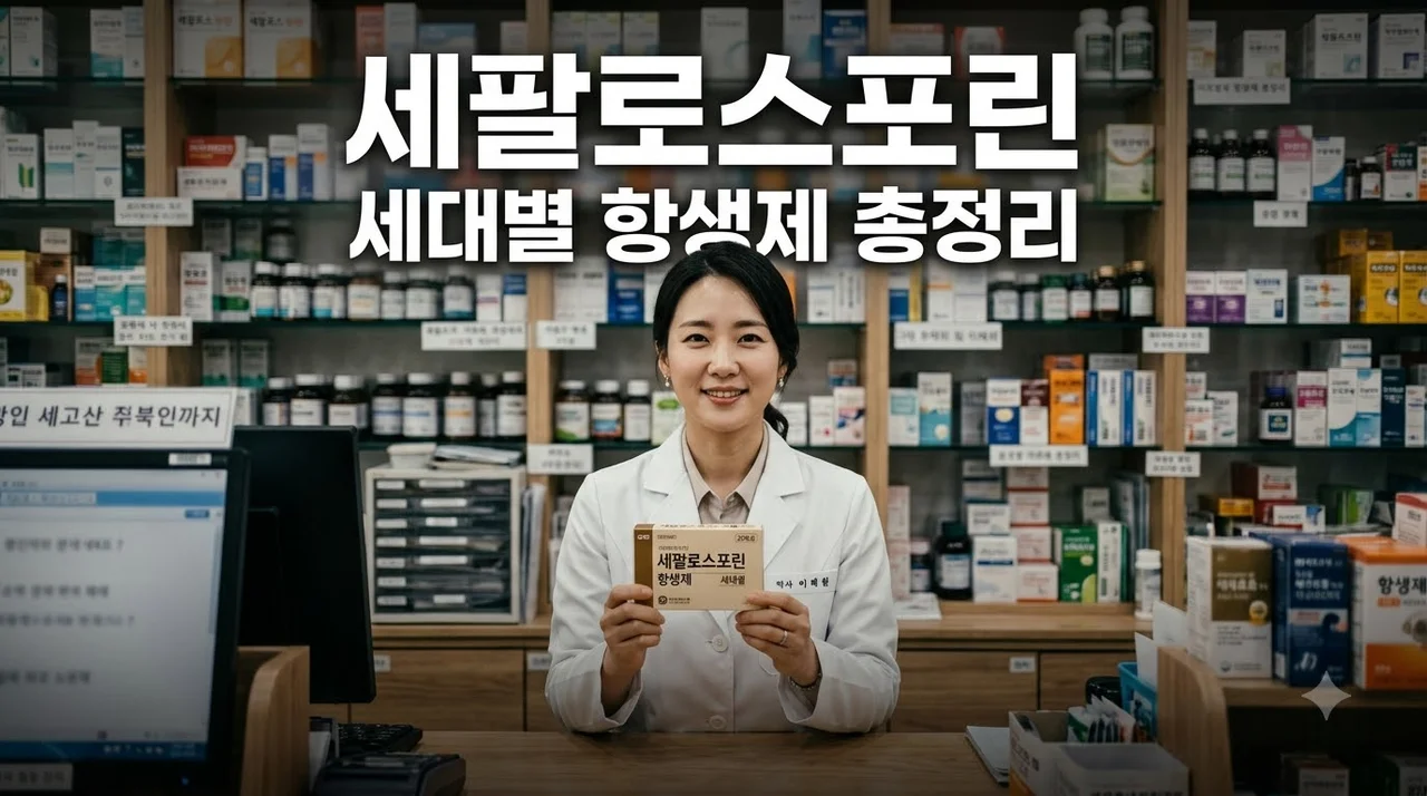 세팔로스포린계 항생제 세대별 특징과 부작용 완벽 정리 가이드