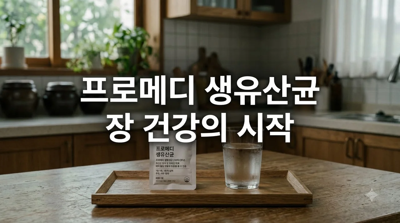 프로메디생유산균 가격 성분 효능 완벽 정리! 장 건강의 핵심 가이드