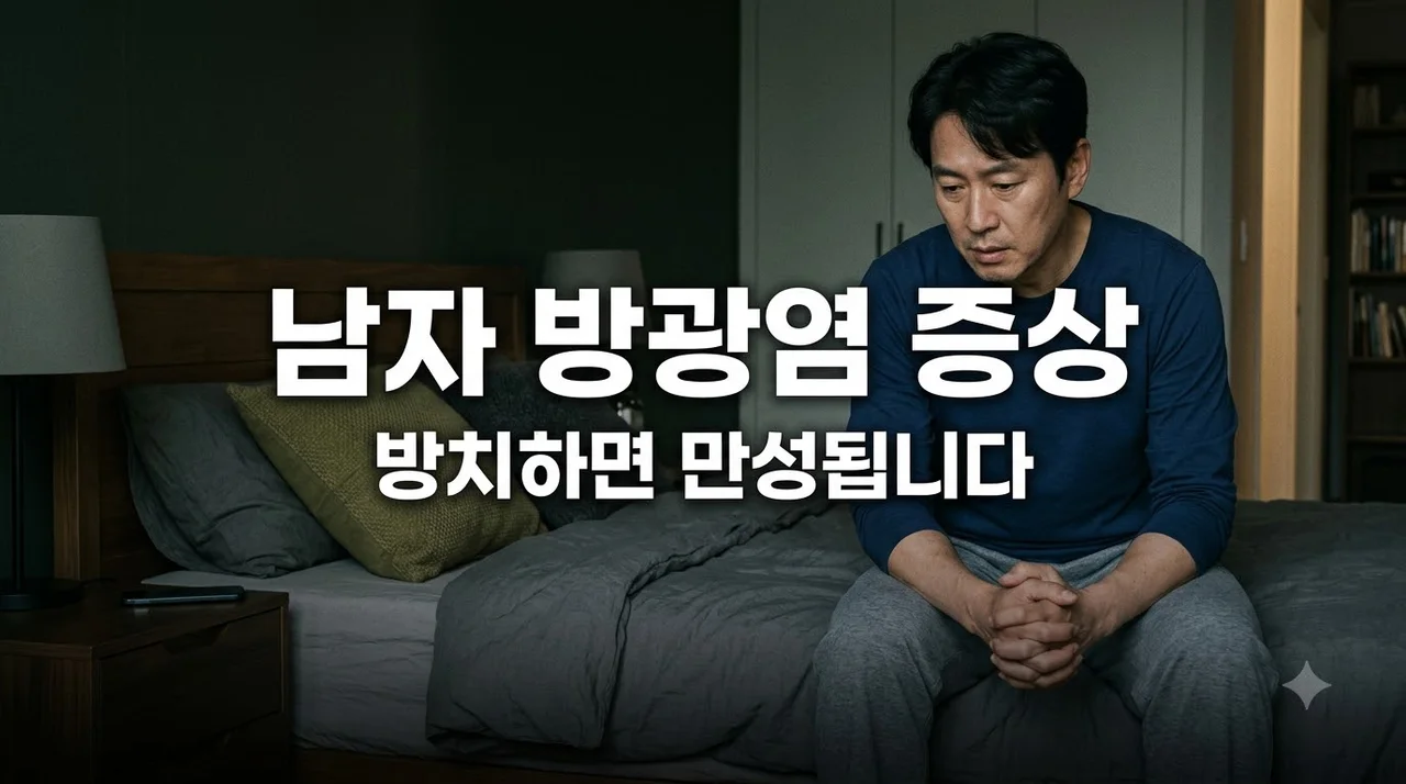 남자 방광염 증상 5가지와 원인 치료법, 절대 방치하면 안 되는 이유