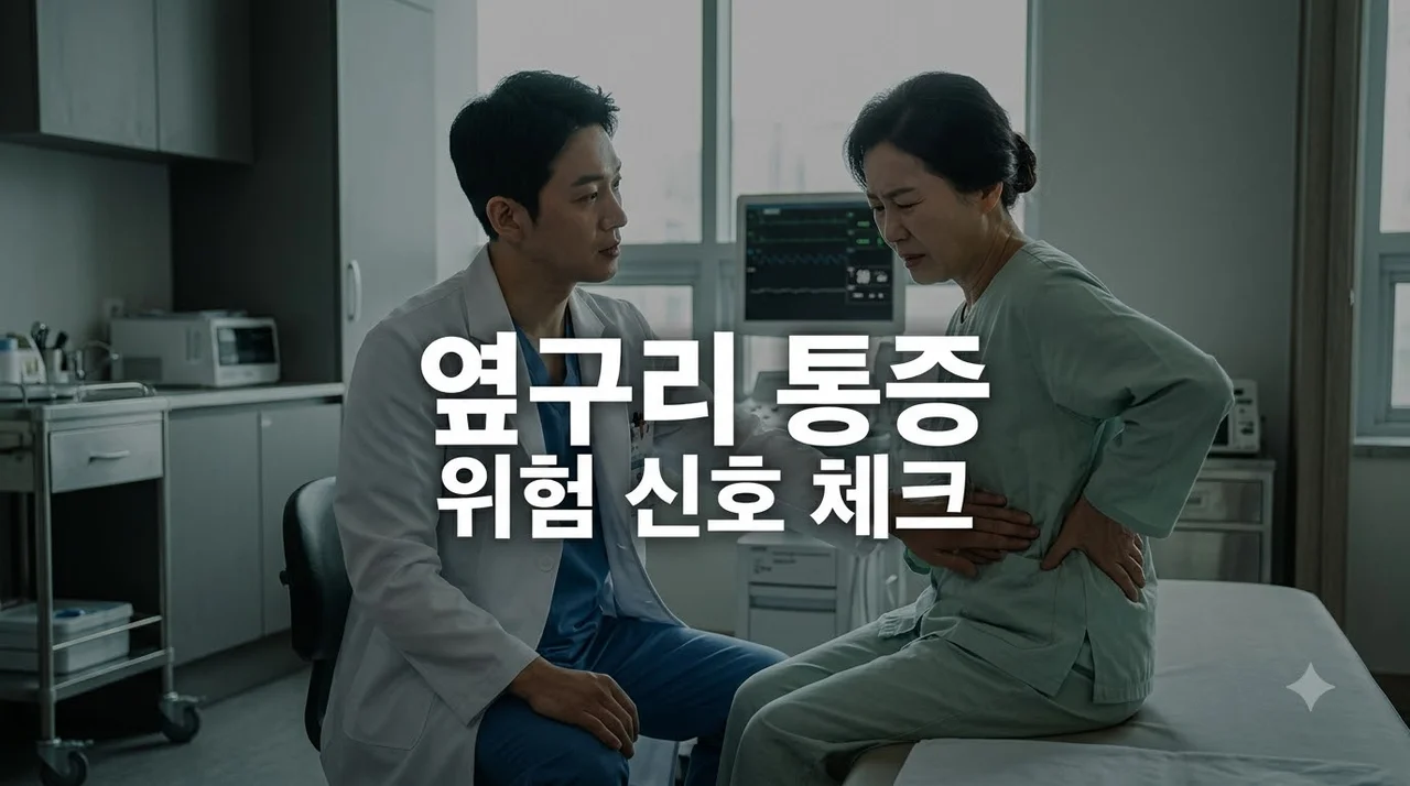 오른쪽옆구리통증 원인 5가지와 반드시 의심해야 할 위험 신호
