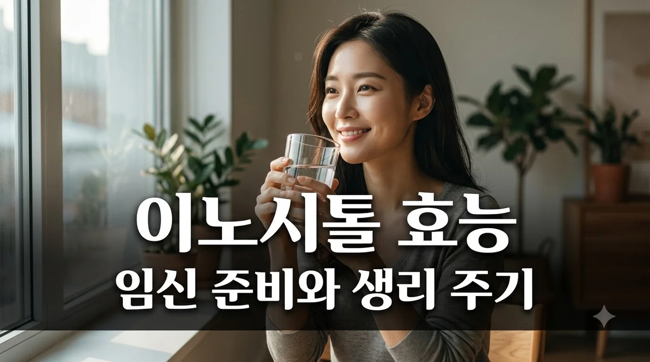 이노시톨 효능 4가지와 다낭성 난소 증후군 섭취 꿀팁 총정리