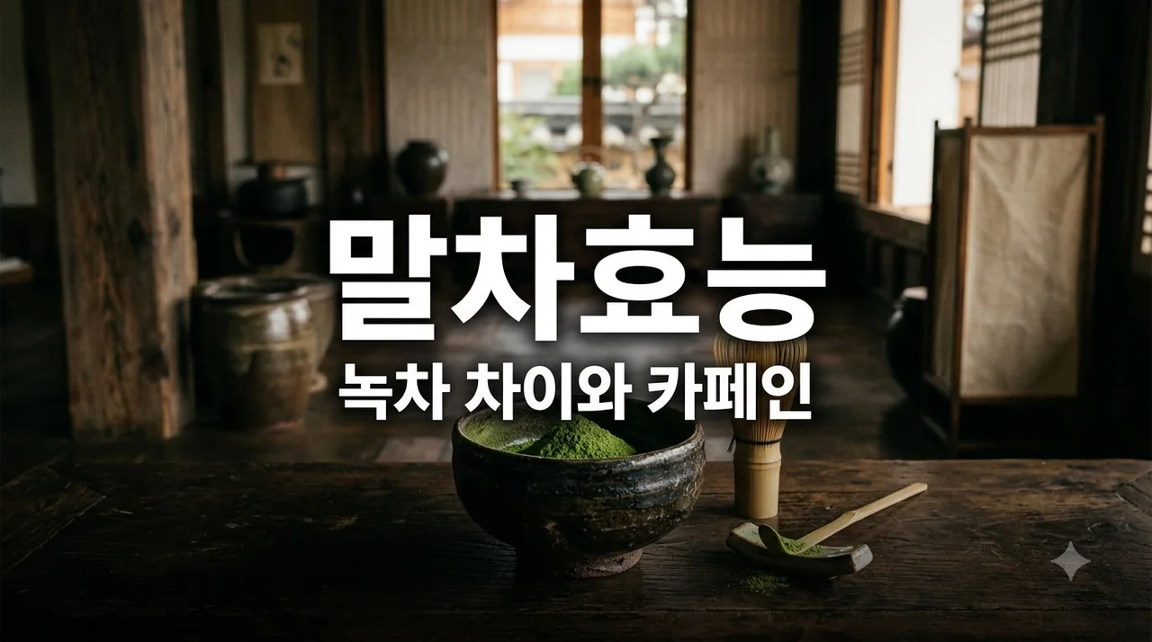말차효능 녹차 차이점부터 카페인 함량 및 부작용 총정리