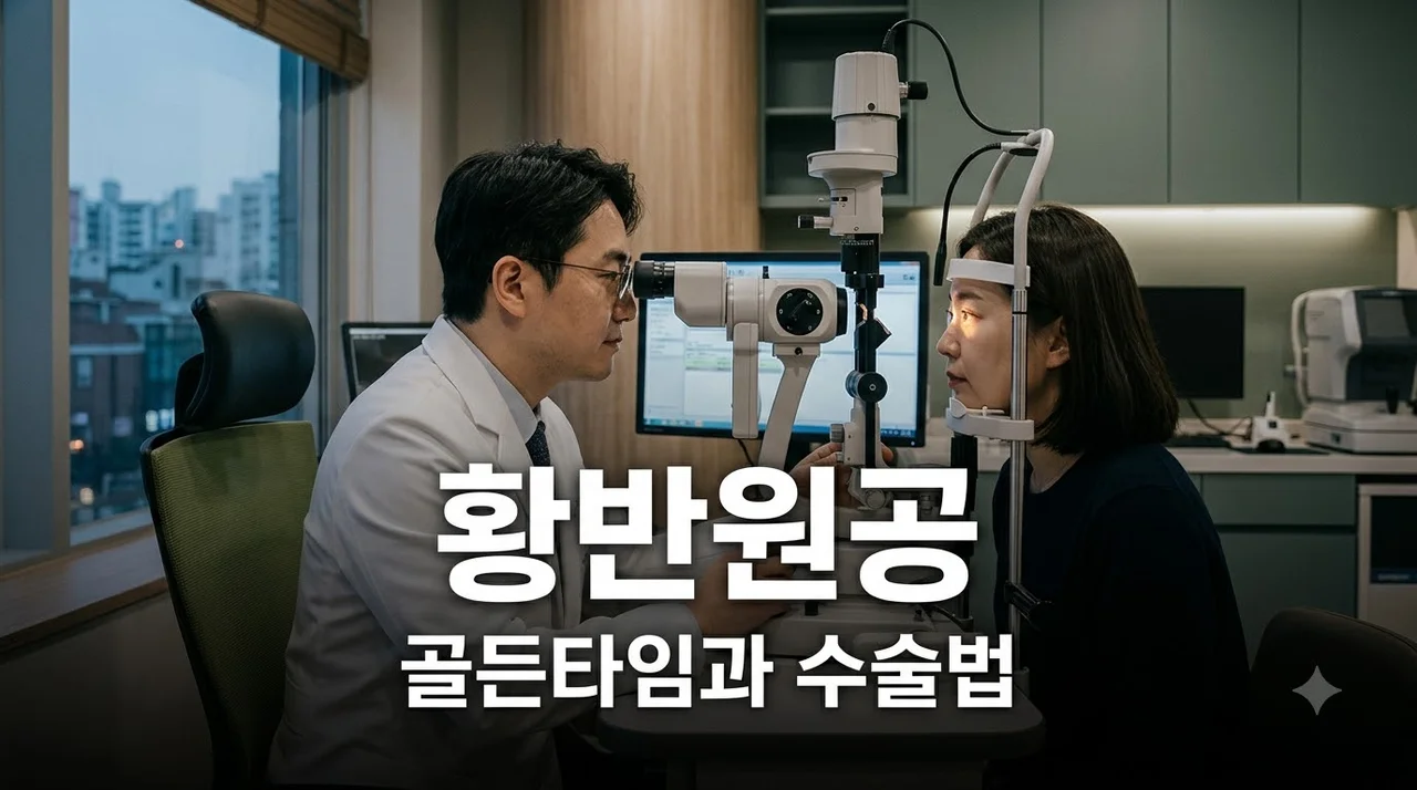 황반원공 증상과 수술 골든타임, 원인부터 회복 과정 총정리