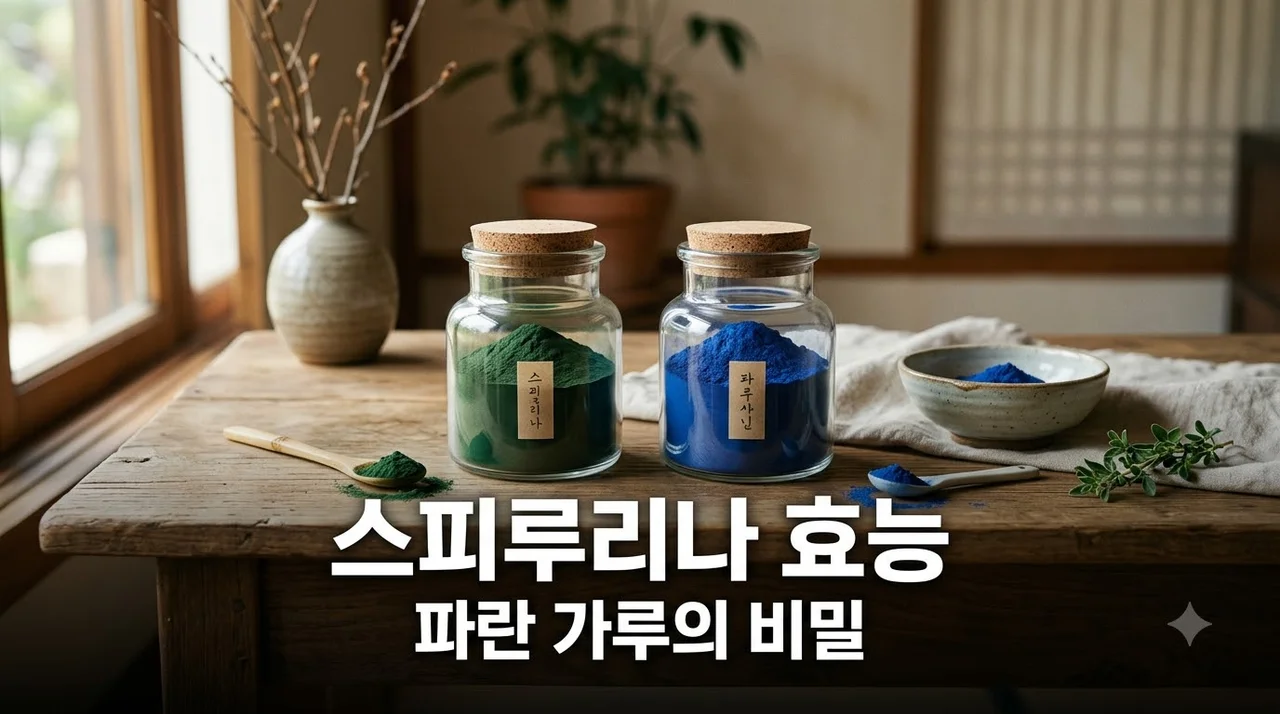 스피루리나효능 총정리 블루 스피루리나 차이와 부작용 복용법