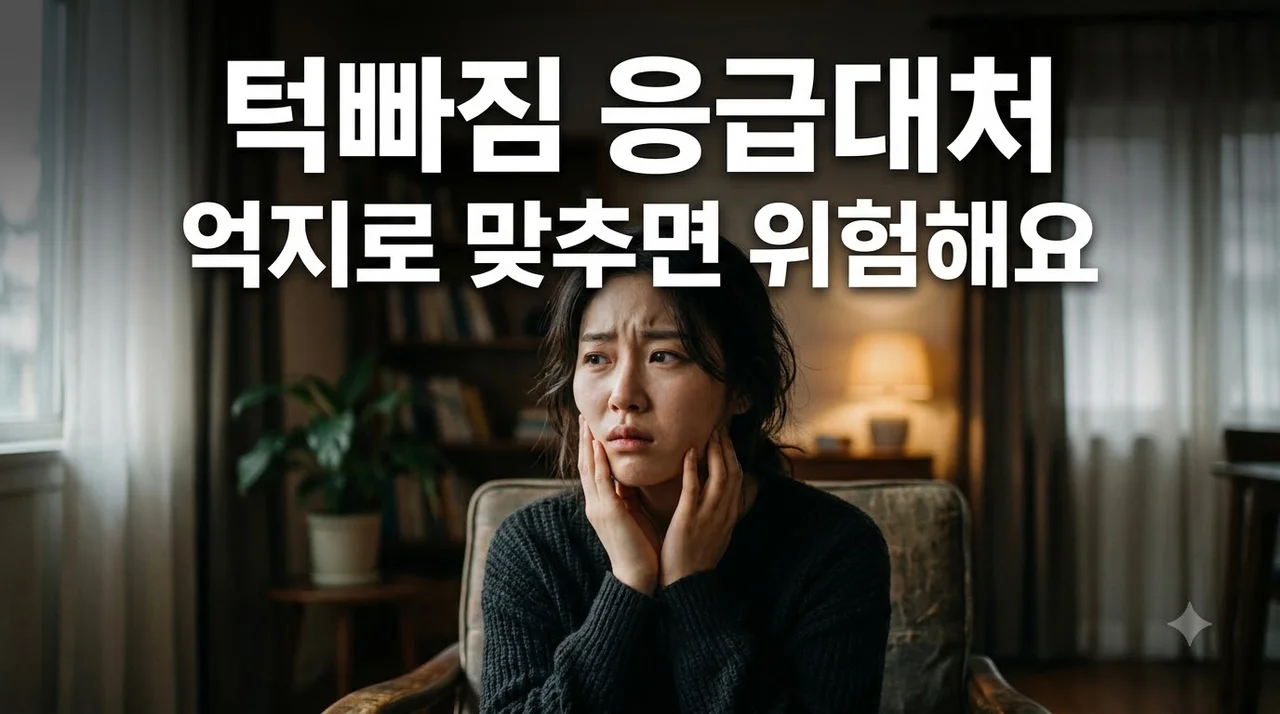 턱빠짐 하품하다 빠졌을 때 응급 대처법과 자가 끼우기 위험성
