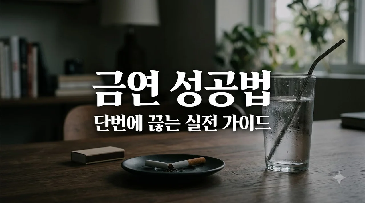 금연하는법 성공률 90% 높이는 현실적인 단계별 가이드