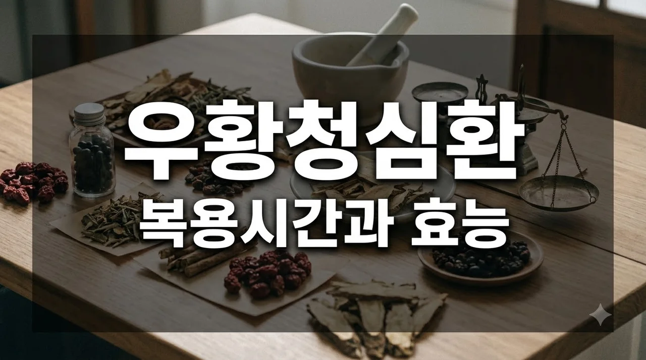 우황청심환 효능 및 복용시간 부작용 완벽 정리 (발표·면접 전 꿀팁)