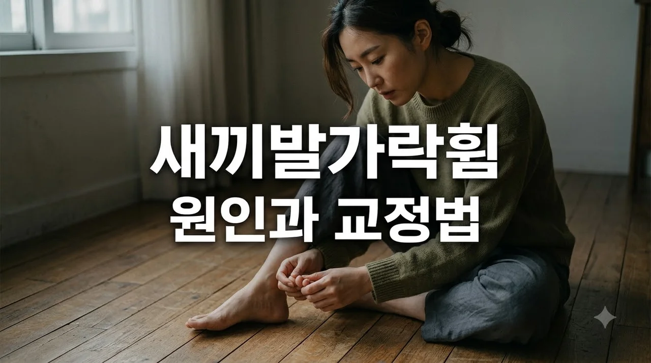 새끼발가락휨 원인과 교정기 효과 통증 완화 스트레칭 총정리